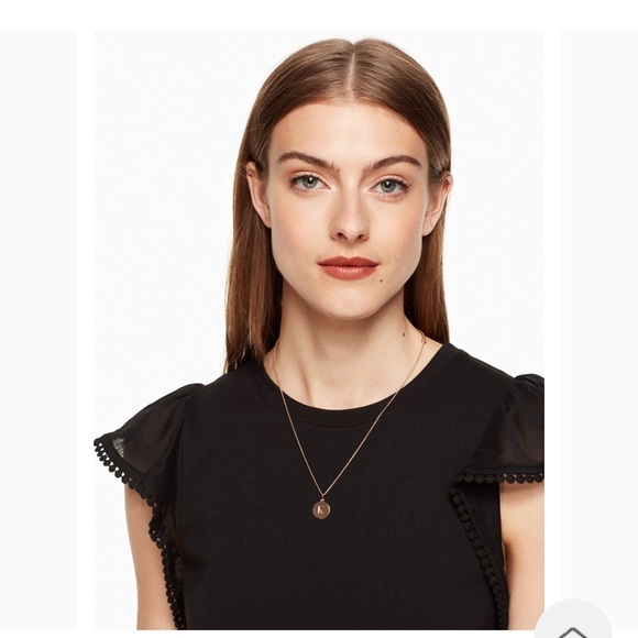Kate spade initial pendant necklace
